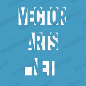 vectorartsnet Negative Space Font