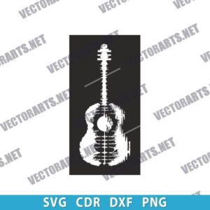 Guitar Art Vector design files - SVG DXF EPS AI CDR