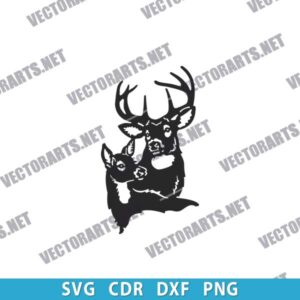 Deer DXF File Preview