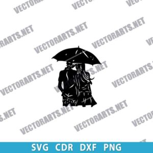 Under the Umbrella DXF Art