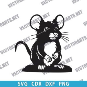 Cute Mouse DXF File