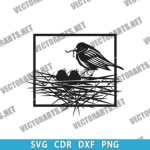 Birds in the Nest DXF Files