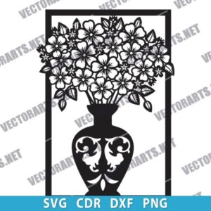 Flower Vase DXF Files