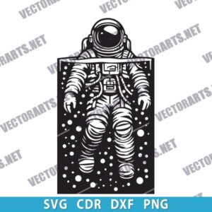 Astronaut in Water DXF Pattern