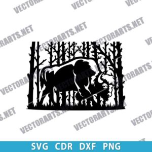 Bison DXF File Image